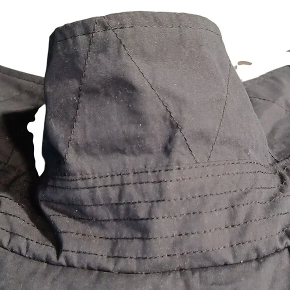 Woman Within Relaxed Fit Minimalist Car Coat Buttons Black WMs Plus Size 18W - Picture 7 of 10